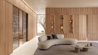 Yugen wall paneling by Barausse srl