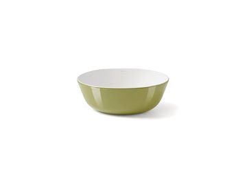 Davos Circular Lime - Countertop Basin by Bathco