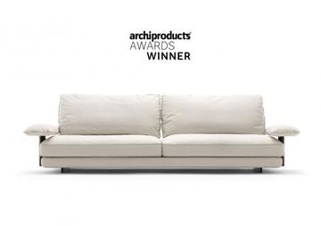 David modern leather sofa by BertO