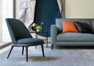 Kim round armchair by BertO