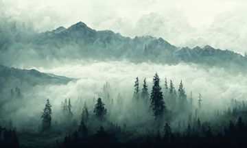 Mountain Fog by BeWall