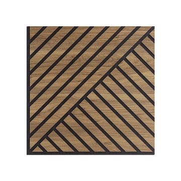 10 x pannello decorativo fonoassorbente 58x58cm legno noce Deco DN by BICA S.p.A