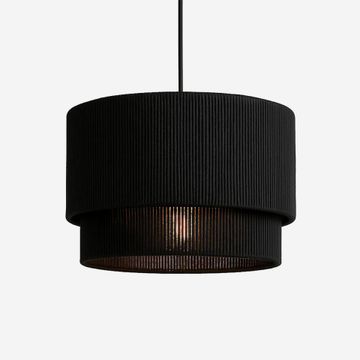 Lampada a sospensione con paralume in rafia Aria by BICA S.p.A