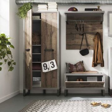 Armadio ingresso multiuso ufficio design moderno industriale Dublin by BICA S.p.A