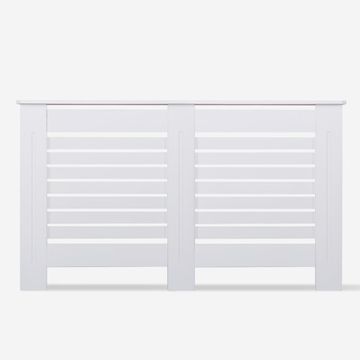 Copritermosifone copricalorifero 152x19x81,5h in legno moderno Wormer XL by BICA S.p.A