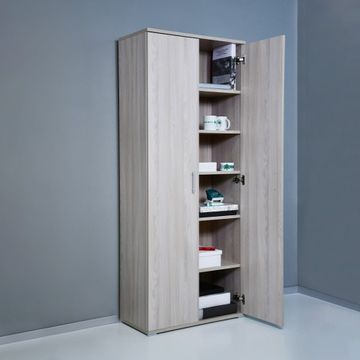 Armadio multiuso soggiorno design moderno 6 vani KimSpace 6OP by BICA S.p.A