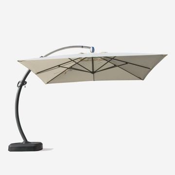 Ombrellone giardino anti uv 3,5x3,5m quadrato braccio alluminio Copenaghen by BICA S.p.A