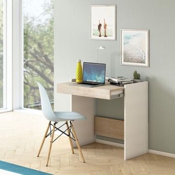 Scrivania smartworking casa ufficio 80x40 cassetto moderno Home Desk by BICA S.p.A
