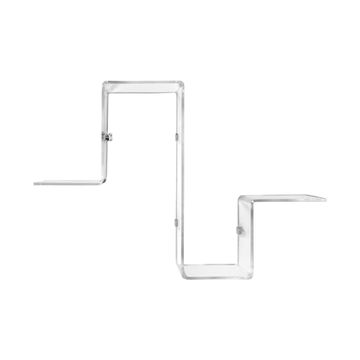 Mensola di design in plexiglass trasparente moderno VA-ET-VIENT 3 by BICA S.p.A