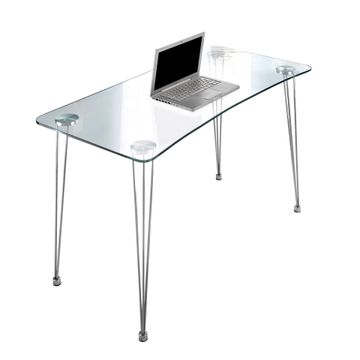 Scrivania in vetro temperato design moderno Stamford by BICA S.p.A