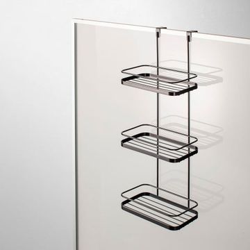 Scaffale porta bagno in metallo 3 mensole Biwa by BICA S.p.A