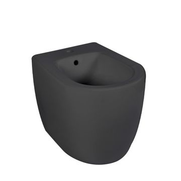 Bidet nero a terra filomuro moderno bagno sanitari Strong by BICA S.p.A