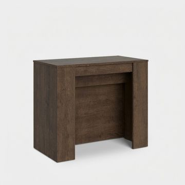 Consolle tavolo sala da pranzo allungabile 90x48-296cm legno Venus Noix by BICA S.p.A