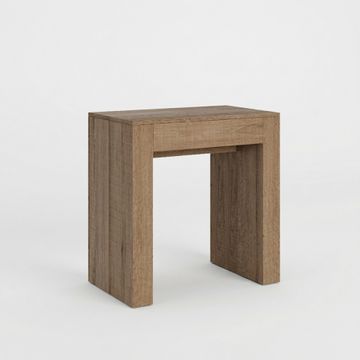 Consolle ingresso allungabile tavolo da pranzo 78x47-299cm legno Allin Oak by BICA S.p.A