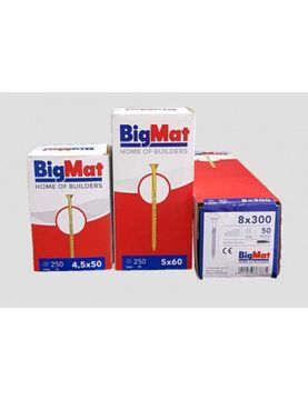 DuoFix 2FX EVO TPS Zincata Gialla 4X40 by BigMat