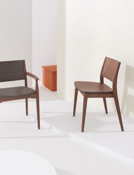 BLAZER 233 - High beech stool with back by Billiani - view 4