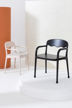 FRISÉE 258/260 - High solid wood stool with footrest by Billiani - view 6