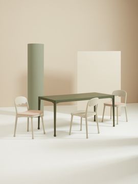 FRISÉE 264 - Square ash dining table by Billiani - view 4