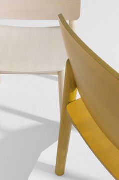 WHITE 134 - Ash stool by Billiani - view 9