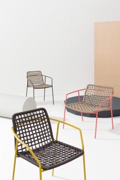 SEY 690 - Fabric easy chair with armrests by Billiani - view 2