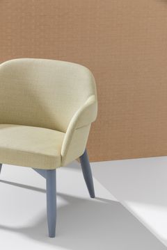 SPY 666 - High upholstered fabric stool with footrest by Billiani - view 7