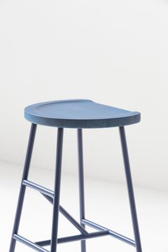 PUCCIO 715 - High ash stool with footrest by Billiani - view 5