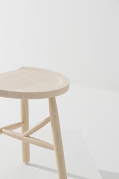 PUCCIO 715 - High ash stool with footrest by Billiani - view 7