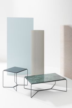 MARCEL 472 - Rectangular steel coffee table by Billiani - view 2