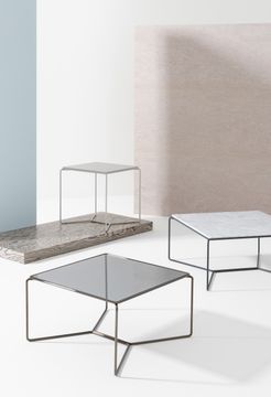 MARCEL 473 - Rectangular steel coffee table by Billiani - view 3
