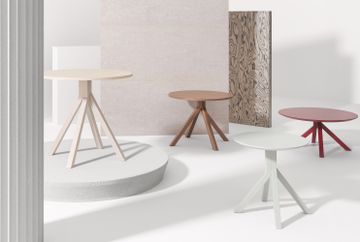 GRAPEVINE 764 - Table with walnut or beechwood frame by Billiani - view 4