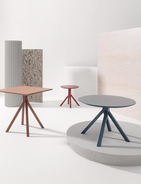 GRAPEVINE 804 - Table with steel frame by Billiani - view 2