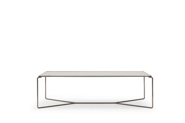 MARCEL 470 - Rectangular steel coffee table by Billiani