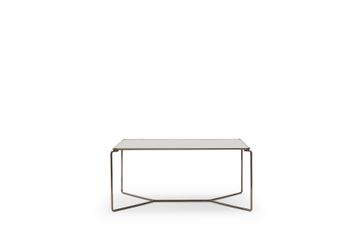 MARCEL 472 - Rectangular steel coffee table by Billiani