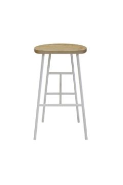 PUCCIO 715 - High ash stool with footrest by Billiani