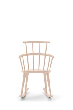 W. 604 - Rocking lacquered high-back chair by Billiani