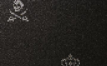 SKULLS & CROWNS BLACK - Glass mosaic by Bisazza - view 2