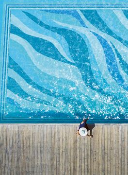 ONDE 20 CELESTE - Glass mosaic by Bisazza - view 3