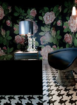 SPRINGROSE NERO - Glass mosaic by Bisazza - view 3