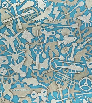 SILHOUETTE TURQUOISE - Glass mosaic by Bisazza