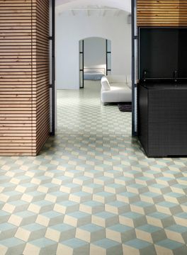CUBIC ICEBERG - Handmade cement tiles by Bisazza - view 3