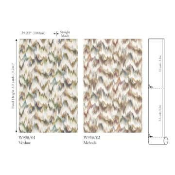 Ebru Wallcovering Mehndi by Black Edition - view 5