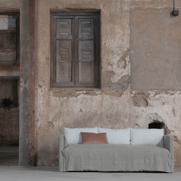 ATLAS - Linen sofa bed by Blasco - view 2