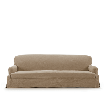 CLUBMAN - 3 seater linen sofa with castors by Blasco