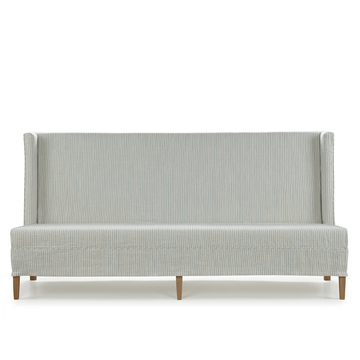 VARENNE - Linen bench high-back by Blasco - view 2