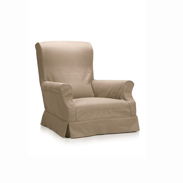JONES - Linen armchair with armrests by Blasco - view 3