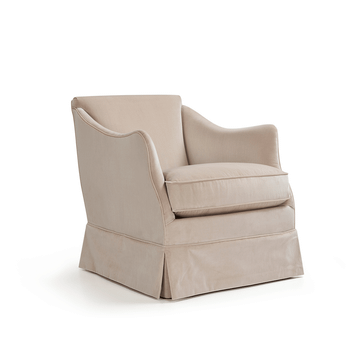 MARK - Velvet armchair with armrests by Blasco - view 3