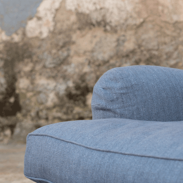 SCOTT - Linen armchair with armrests by Blasco - view 4