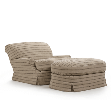 TAYLOR - Linen armchair with armrests by Blasco - view 2