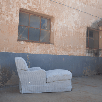 HARRIS - Linen Chaise longue by Blasco - view 2