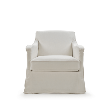 ANTOINE - Linen armchair with armrests by Blasco - view 2